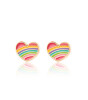 Girl Nation Cutie Küpe // Rainbow Heart