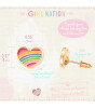 Girl Nation Cutie Küpe // Rainbow Heart