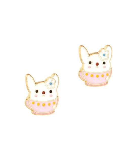 Girl Nation Cutie Studs Küpe // Bunny Tea Time