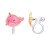 Girl Nation Clip On Klipsli Küpe // Bunny Mermaid