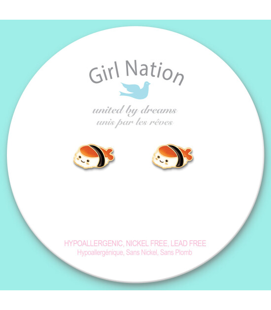 Girl Nation Cutie Küpe // Sushi Time