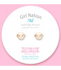 Girl Nation Clip On Klipsli Küpe // Lovely Lamb