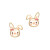 Girl Nation Cutie Küpe // Little Pink Flower
