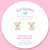 Girl Nation Clip On Klipsli Küpe // Bunny Mermaid