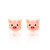 Girl Nation Cutie Küpe // Little Pink Flower