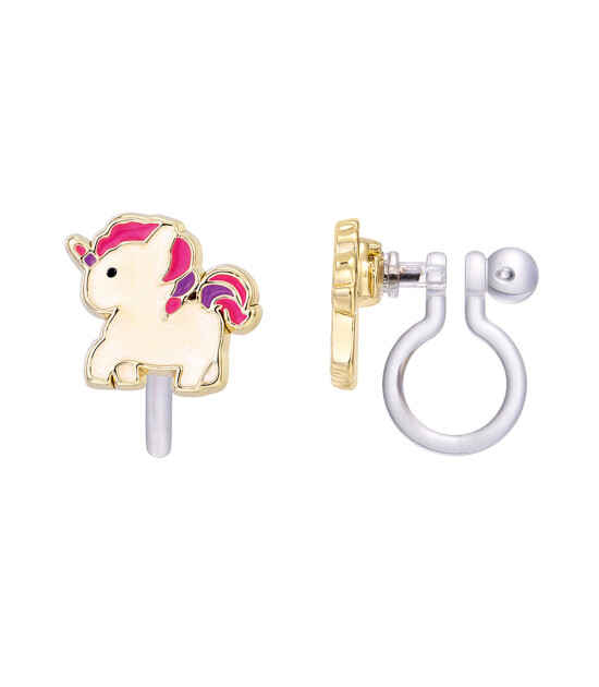 Girl Nation Clip On Klipsli Küpe // Magical Unicorn