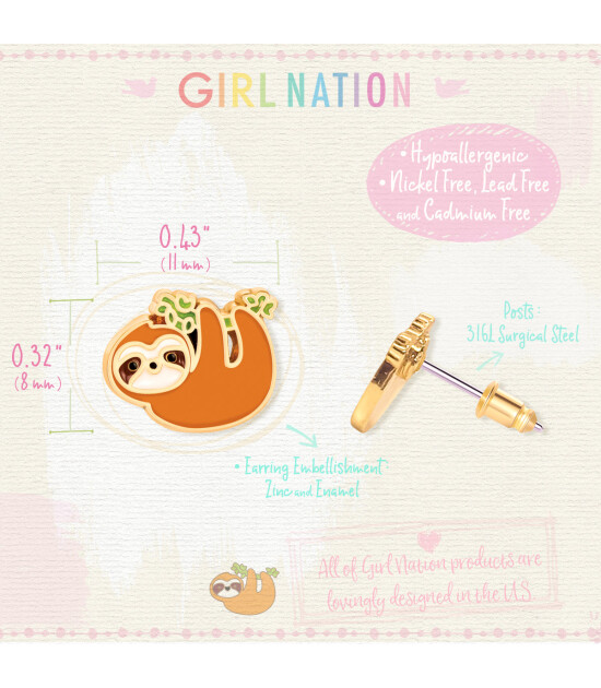 Girl Nation Cutie K&uuml;pe // Playful Sloth