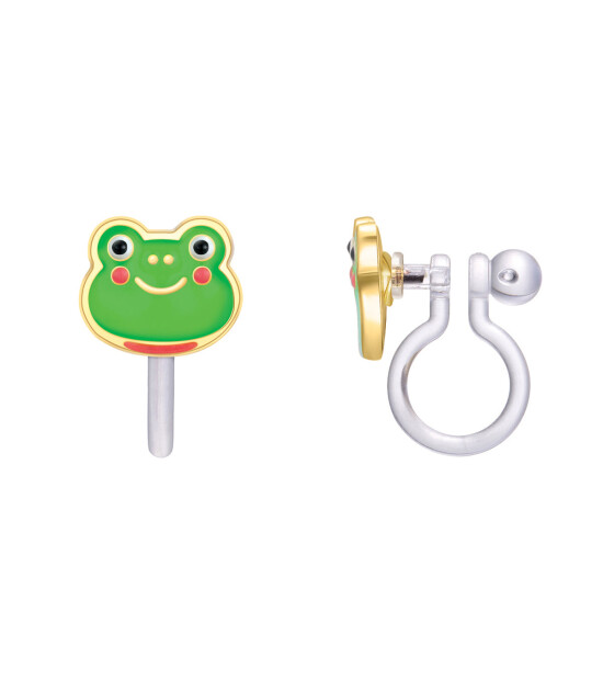 Girl Nation Clip On Klipsli Küpe // Fancy Frog