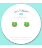 Girl Nation Cutie Küpe // Fancy Frog