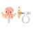 Girl Nation Clip On Klipsli Küpe // Bunny Mermaid