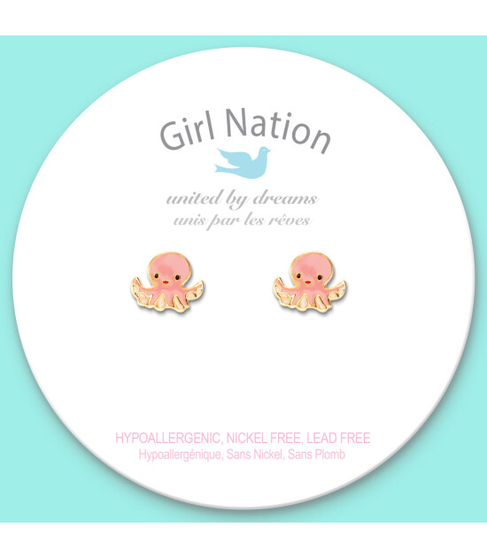 Girl Nation Cutie Küpe // Obedient Octopus