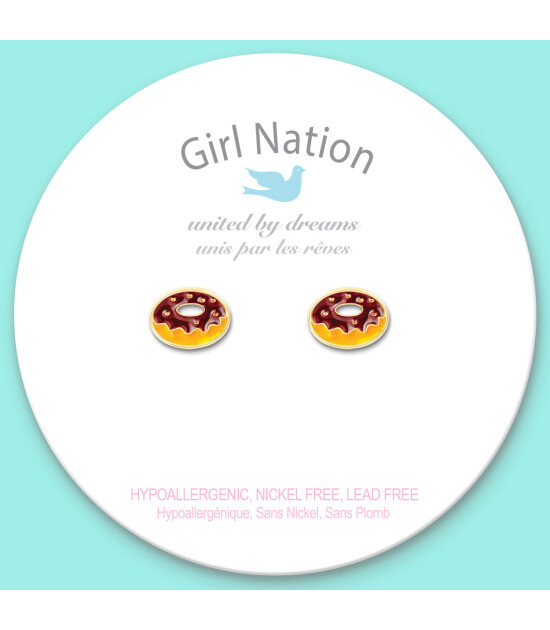 Girl Nation Cutie Küpe // Yummy Donut