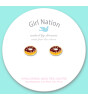 Girl Nation Cutie Küpe // Yummy Donut