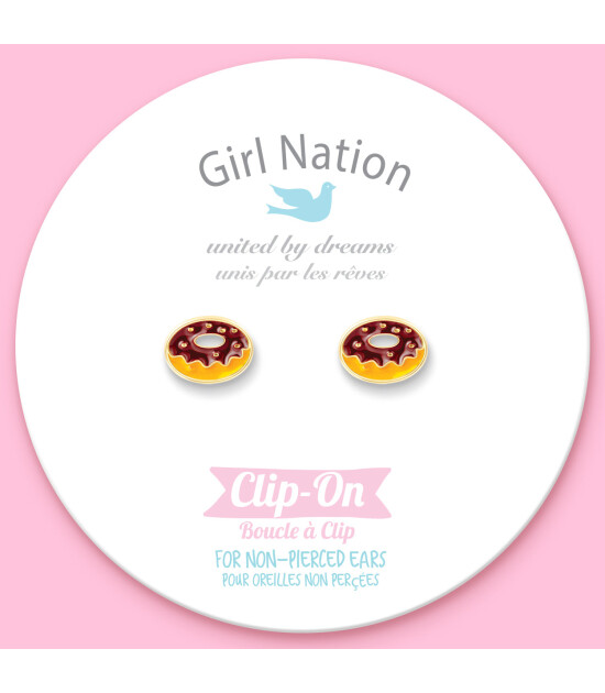 Girl Nation Clip On Klipsli K&uuml;pe //&nbsp;Yummy Donut