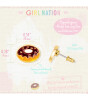 Girl Nation Cutie Küpe // Yummy Donut