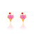 Girl Nation Cutie Küpe // Little Pink Flower