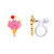 Girl Nation Clip On Klipsli Küpe // Bunny Mermaid