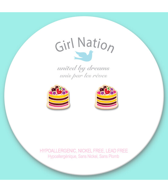 Girl Nation Cutie Küpe // You've Got a Piece of my Tart
