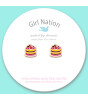 Girl Nation Cutie Küpe // You've Got a Piece of my Tart