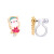 Girl Nation Clip On Klipsli Küpe // Bunny Mermaid