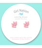 Girl Nation Cutie Küpe // Kitty Pink