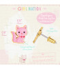 Girl Nation Cutie Küpe // Kitty Pink