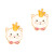 Girl Nation Cutie Küpe // Little Pink Flower