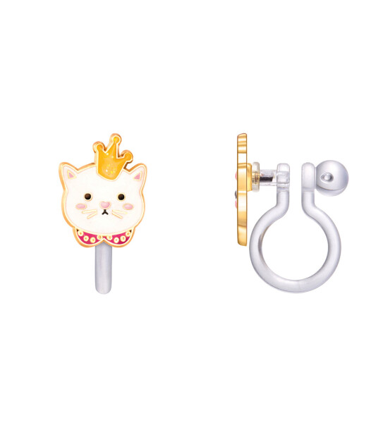 Girl Nation Clip On Klipsli Küpe // Kitty Princess