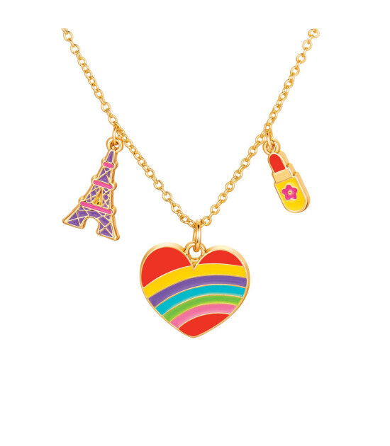 Girl Nation Charming Whimsy Kolye // Paris Heart