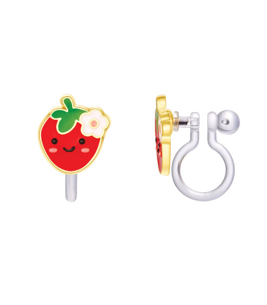 Girl Nation Clip On Klipsli Küpe // You are Berry Cute