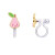 Girl Nation Clip On Klipsli Küpe // Bunny Mermaid
