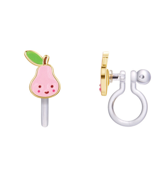 Girl Nation Clip On Klipsli Küpe // Pink Pear