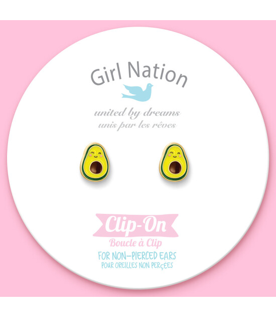 Girl Nation Clip On Klipsli Küpe // Bravocado