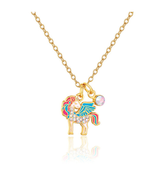 Girl Nation Sweet Petite Kolye // Crystal Unicorn Magic