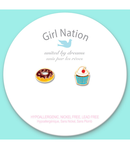 Girl Nation The Perfect Pair Cutie Küpe // Sugar Rush