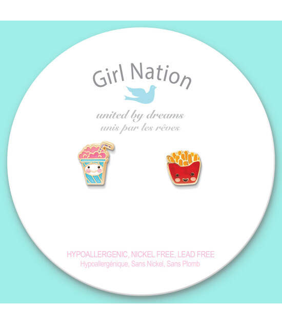 Girl Nation The Perfect Pair Cutie Küpe // Sweet & Salty