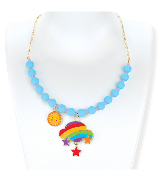 Girl Nation Beads & Baubles Kolye // Rainbow Cloud