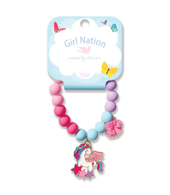 Girl Nation Charming Whimsy Bileklik // Magical Unicorn