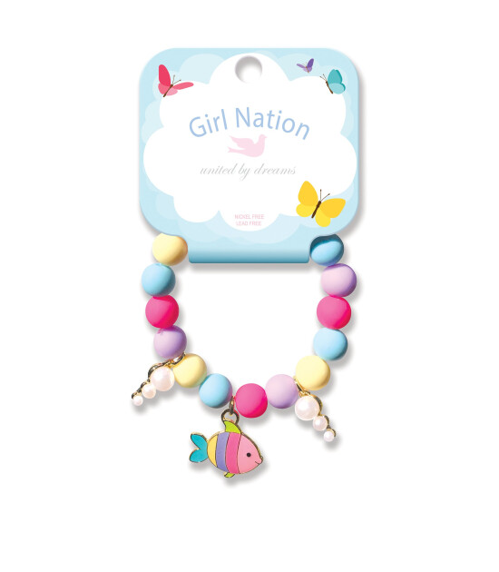 Girl Nation Charming Whimsy Bileklik // Rainbow Fish