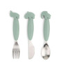 Done by Deer Paslanmaz &Ccedil;elik &Ccedil;atal Kaşık Bı&ccedil;ak Seti // Deer Friends - Yeşil