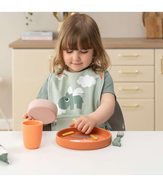 Done by Deer Paslanmaz &Ccedil;elik &Ccedil;atal Kaşık Bı&ccedil;ak Seti // Deer Friends - Yeşil