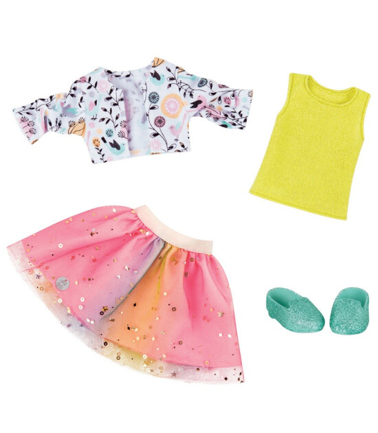 Glitter Girls Oyuncak Bebek Kıyafet Seti // Top & Tutu Skirt
