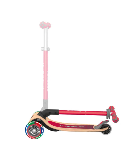 Globber Primo Wood Katlanabilir Scooter - Kırmızı