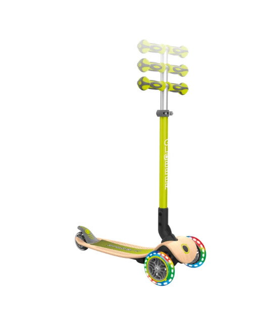 Globber Primo Wood Katlanabilir Scooter - Yeşil