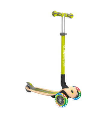 Globber Primo Wood Katlanabilir Scooter - Yeşil