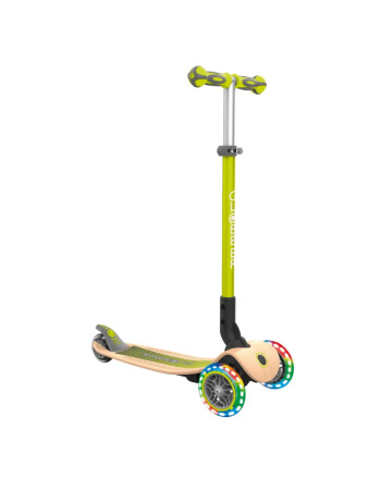 Globber Primo Wood Katlanabilir Scooter - Yeşil