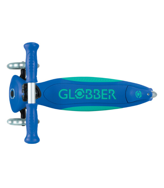 Globber Elite Deluxe Işıklı Scooter // Lacivert