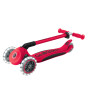 Globber Elite Deluxe Işıklı Scooter // Kırmızı