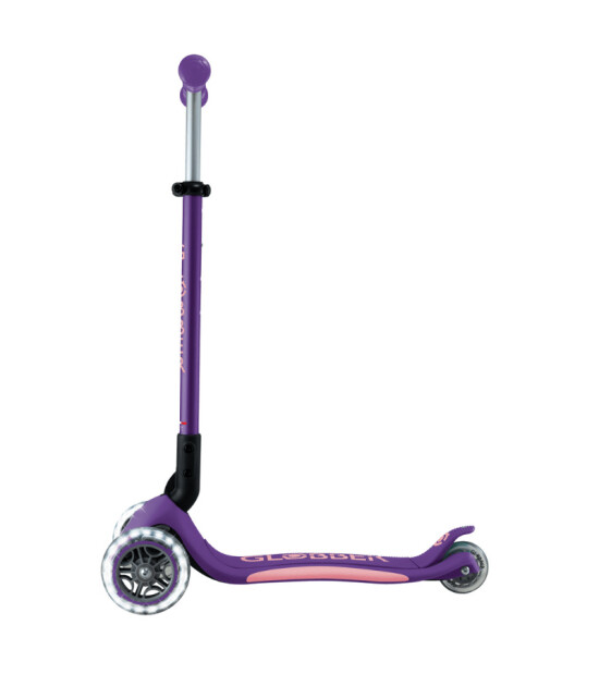 Globber Elite Deluxe Işıklı Scooter // Koyu Mor