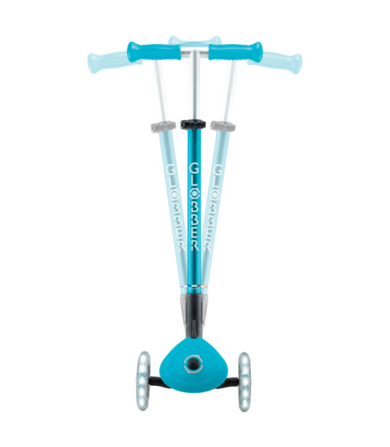 Globber Elite Deluxe Işıklı Scooter // Mavi